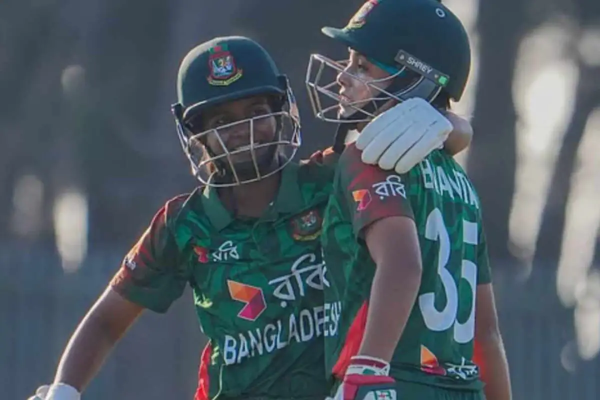 বাংলাদেশ অনূর্ধ্ব-১৯ নারী দলের দাপটে সিরিজে এগিয়ে ২-১