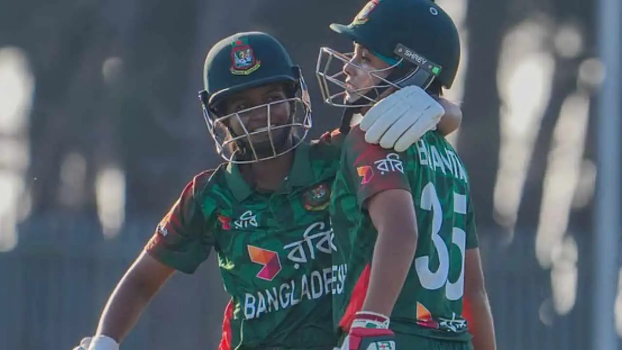 বাংলাদেশ অনূর্ধ্ব-১৯ নারী দলের দাপটে সিরিজে এগিয়ে ২-১