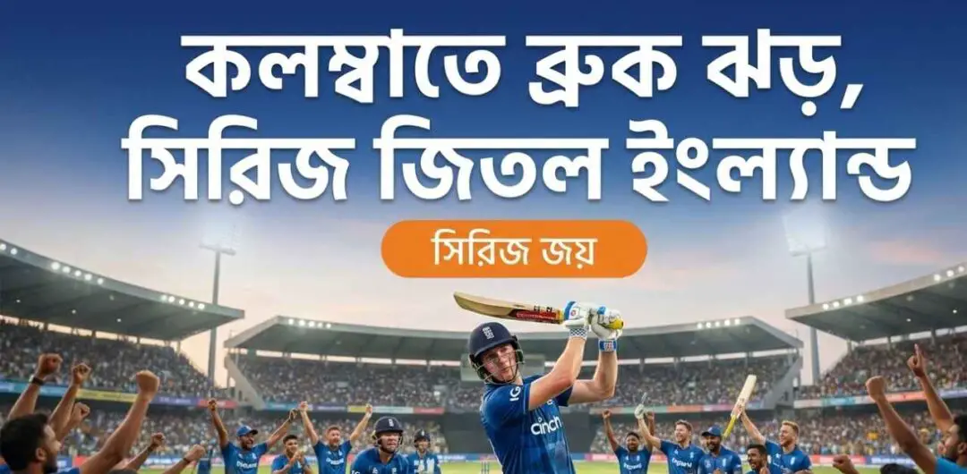 কলম্বোতে ব্রুক ঝড়, সিরিজ জিতল ইংল্যান্ড