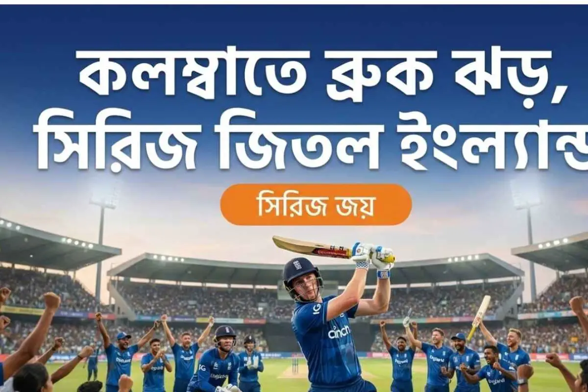 কলম্বোতে ব্রুক ঝড়, সিরিজ জিতল ইংল্যান্ড