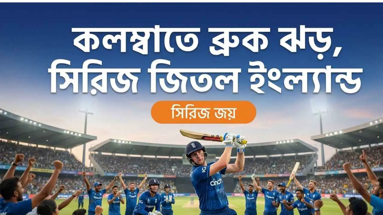 কলম্বোতে ব্রুক ঝড়, সিরিজ জিতল ইংল্যান্ড